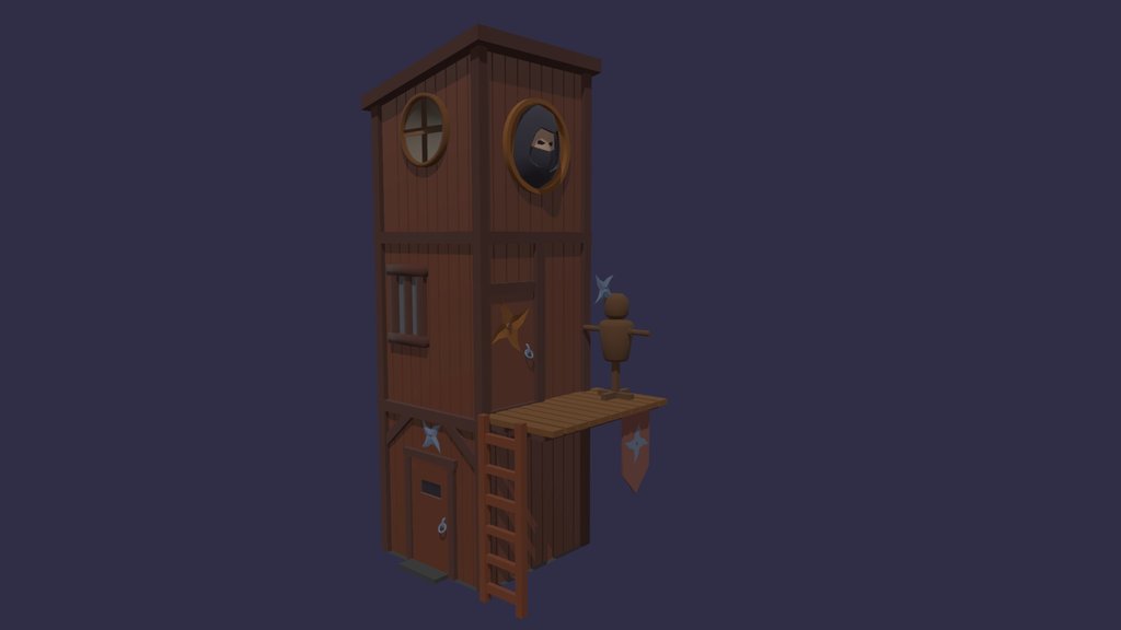 StylizedAssassinHideoutTower