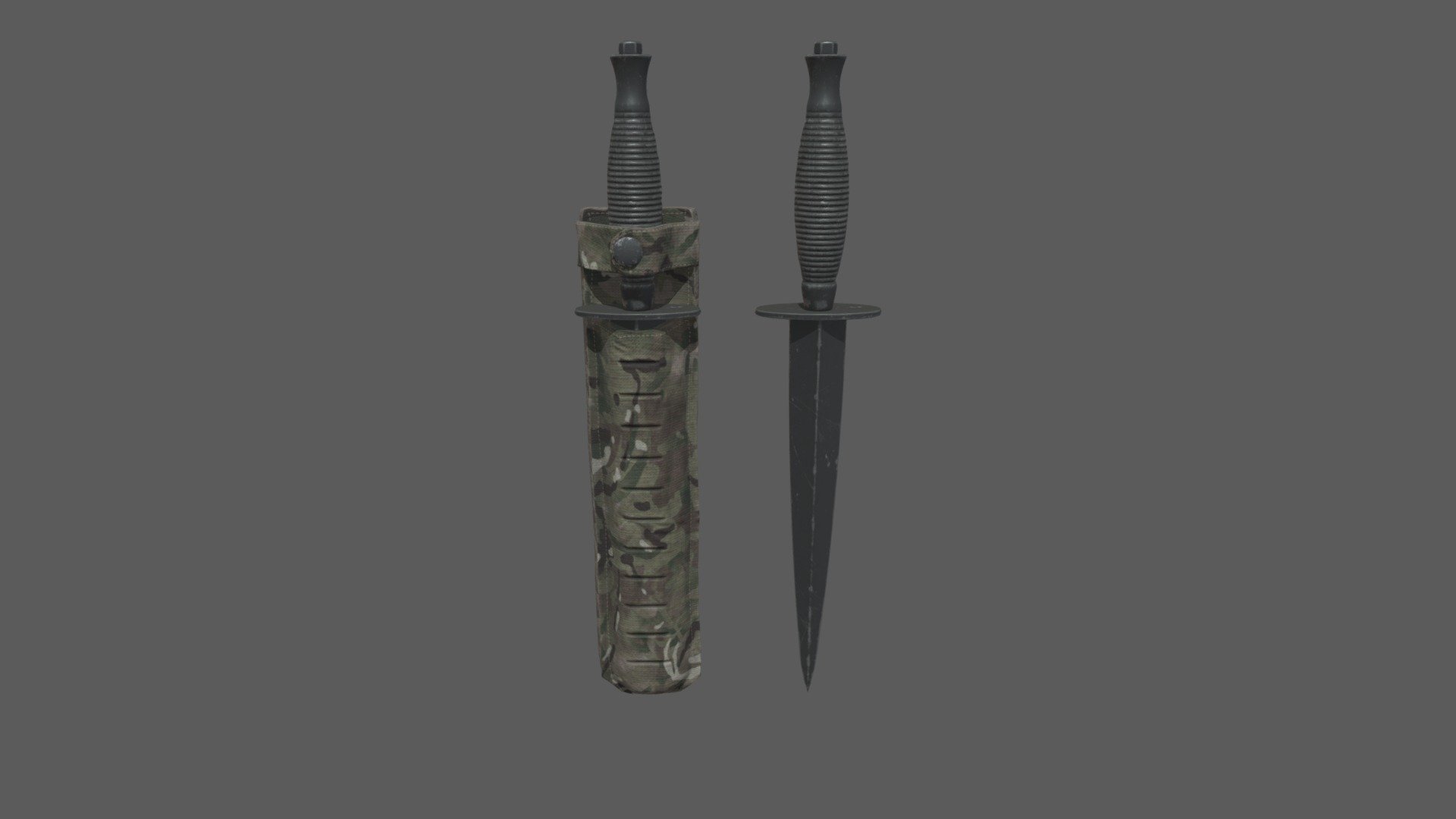 TRF Commando Dagger - 3D model by TheRealFordy [539d318] - Sketchfab