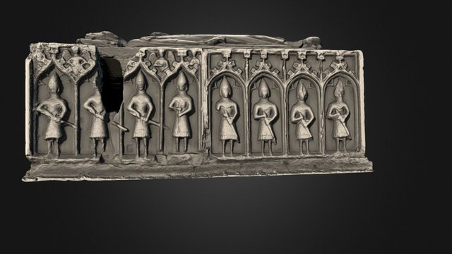 Phelim O'Conor Tomb - Roscommon Abbey 3D Model