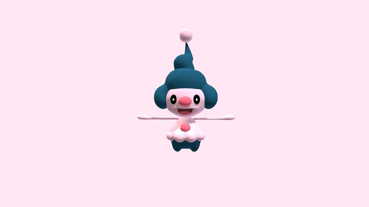 Mime Jr. - Pokemon 3D Model