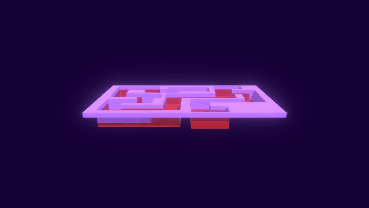 Simple Maze Animation 3D Model