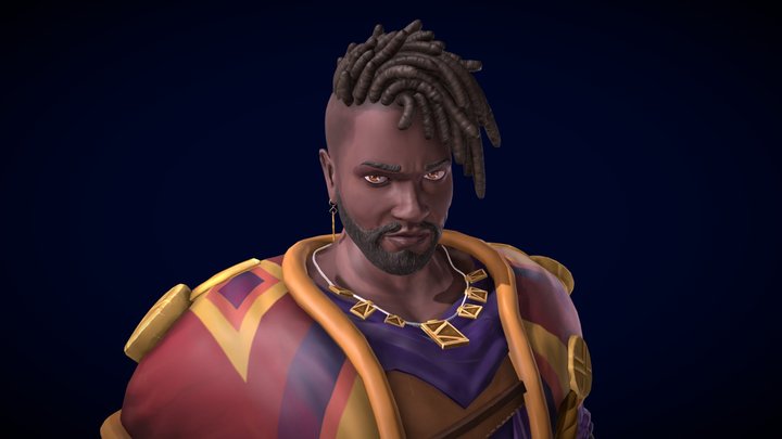 K'santé - Fanart Arcane Style 3D Model