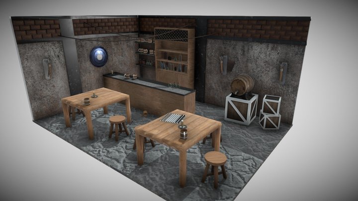 Taverna Medieval 3D Model