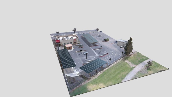 Chick-fil-A March Lane Rendering | Stockton, CA 3D Model