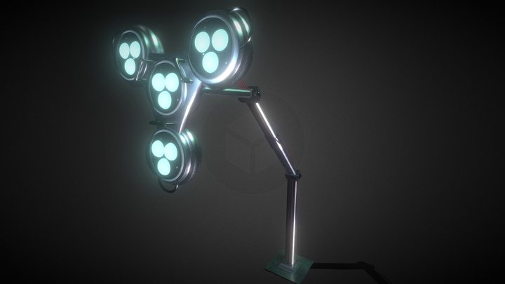 Surgical Light 3D Model