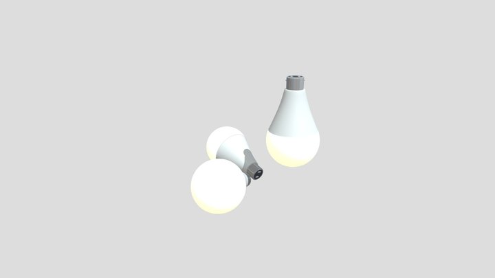 LED Bulb 01 3D Model