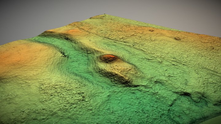 Vaškonių piliakalnis (Lithuania) – Gratis 3D-model STL