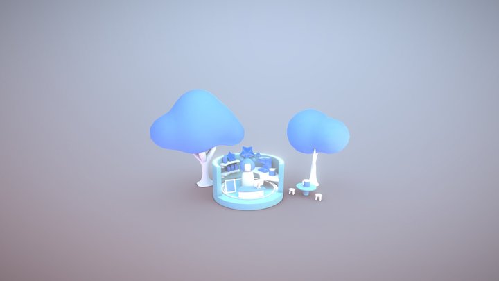 Dreamy Cafe 3D Model