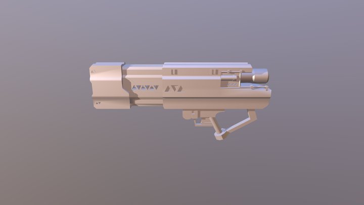 Gun01 3D Model