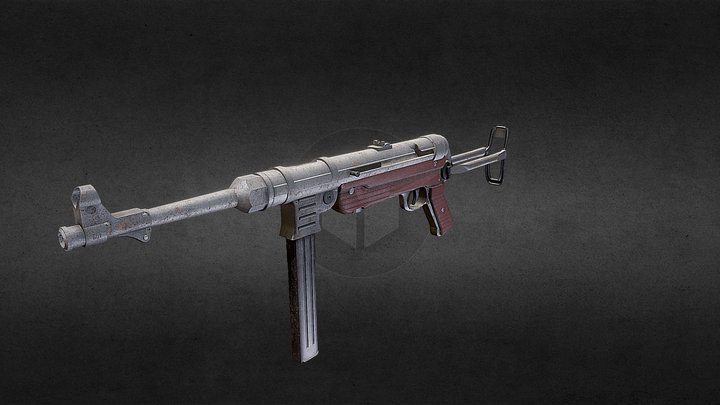 Maschinenpistole 40 / Mp 40 3D Model