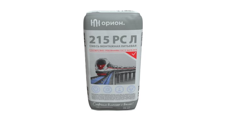 3D 360 Мешок 215 РС Л 25 кг 3D Model