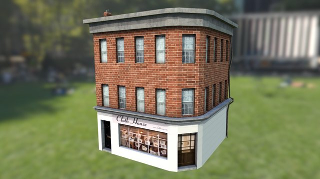 House_Cloth_Shop 3D Model
