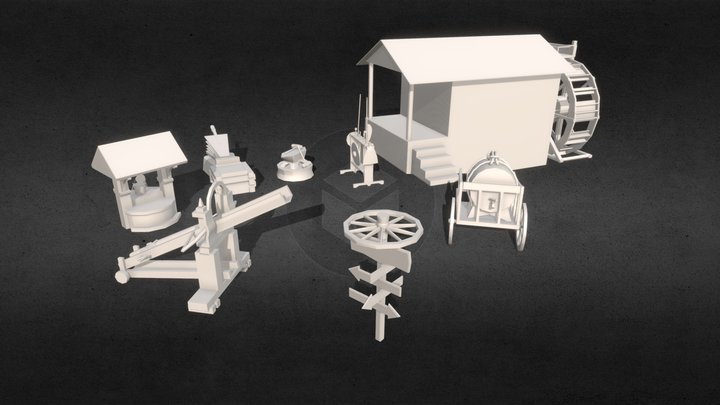 (HW XYZ School) Blocking 3D Model