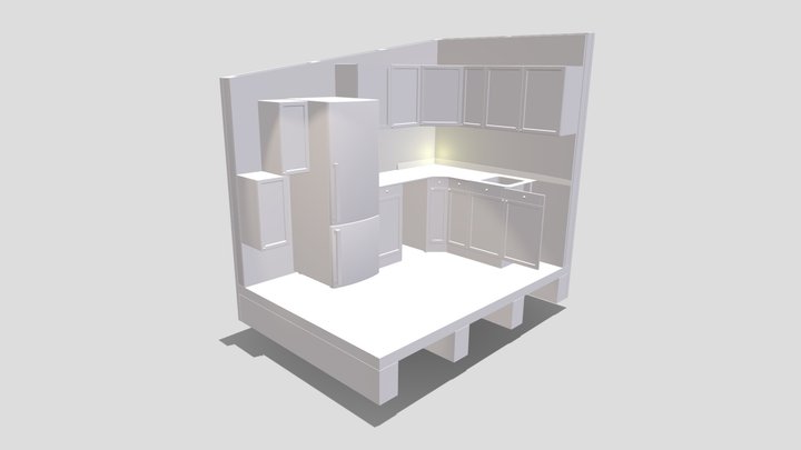 Kitchen Corner WORK IN PROGRESS 3D Model