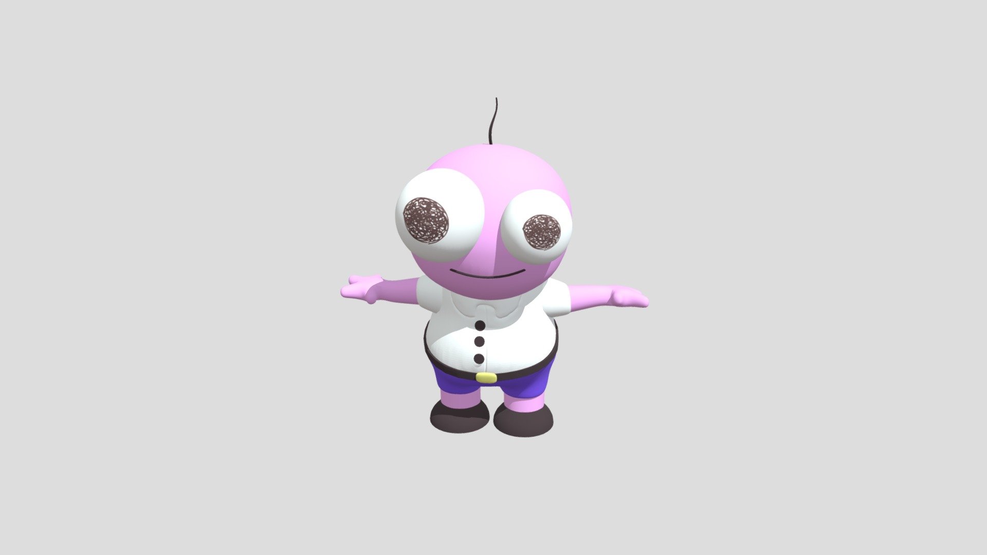 Smiling Friends Pim Download Free 3d Model By Leeoliver 53aa5b1 Sketchfab