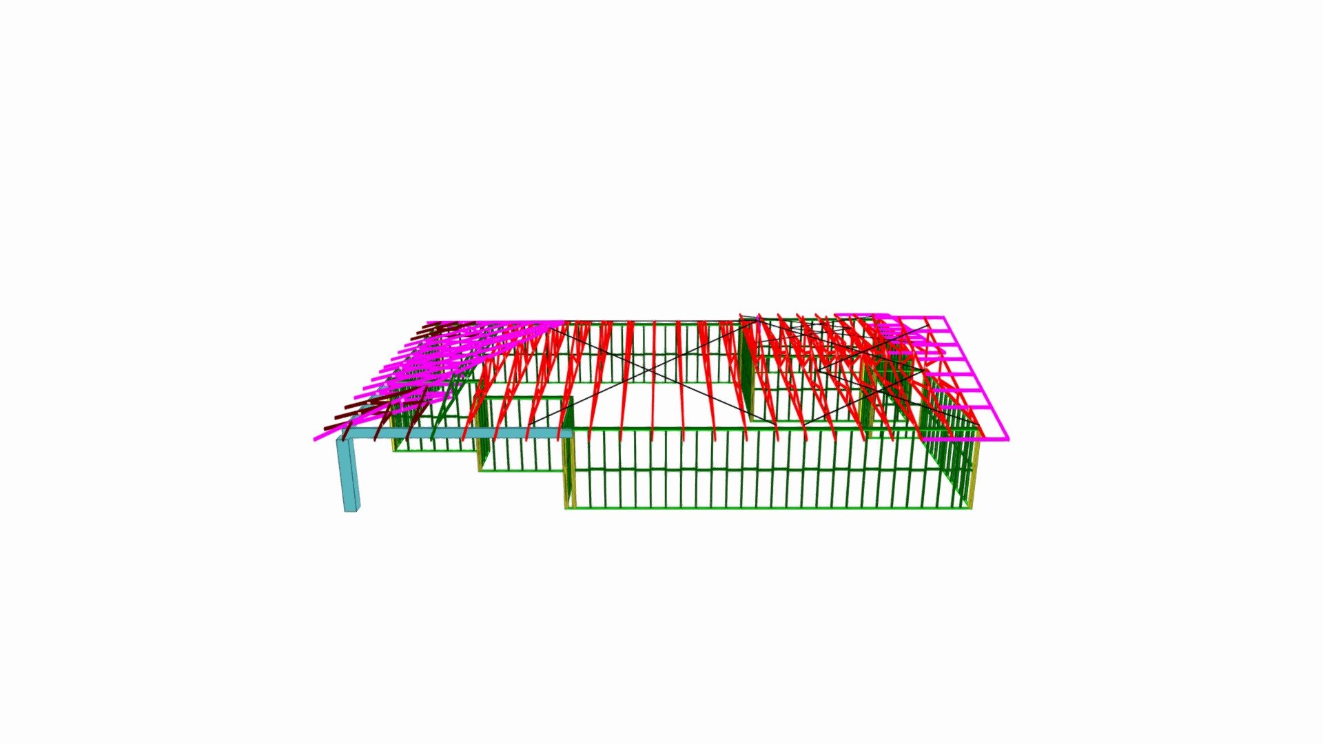 T9432 Truss Layout 3D