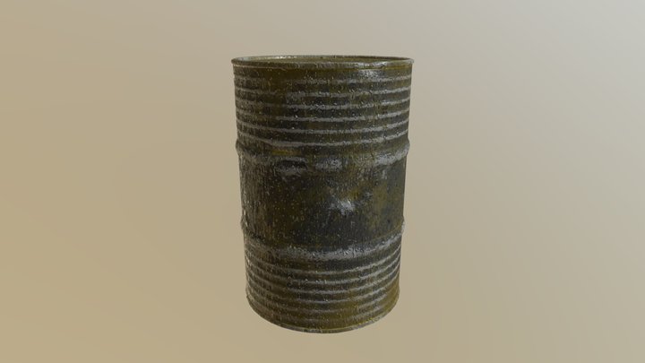 Wet Barrel 3D Model