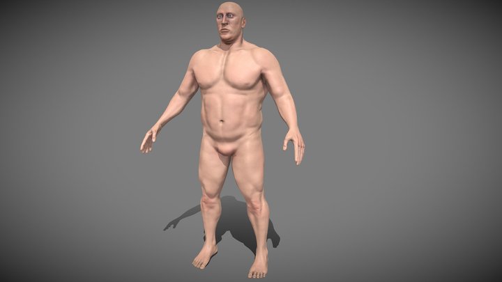 Male Character 3D Model