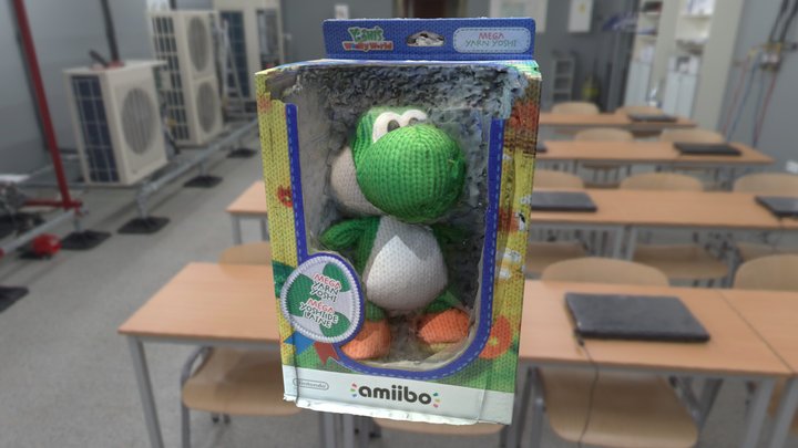 Mega Yarn Yoshi 3D Model