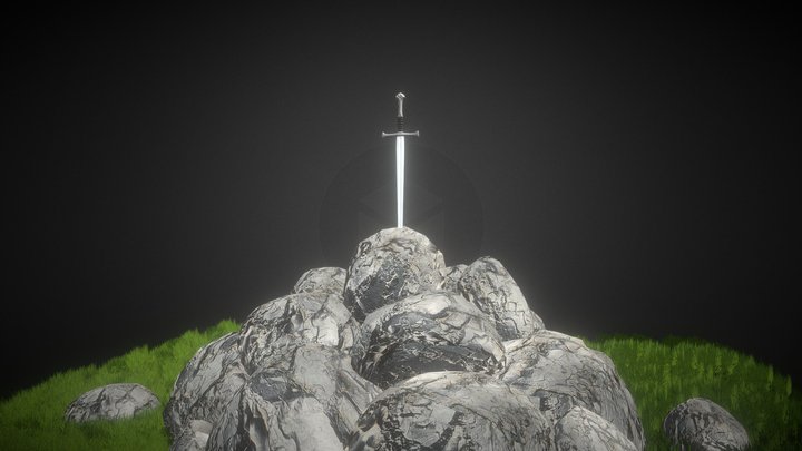 The Anchient Sword 3D Model