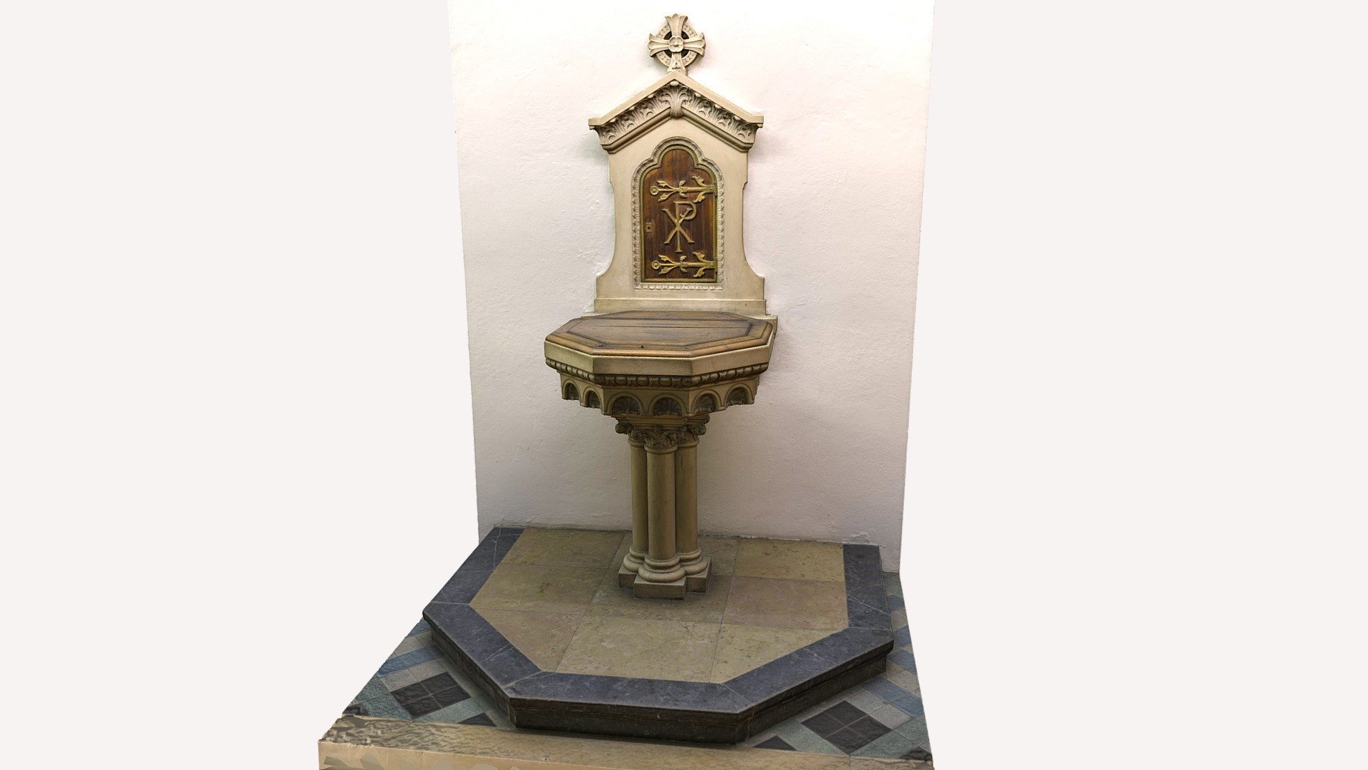 Baptismal font