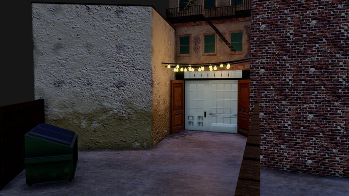 Freeman Alley, NY 3D Model
