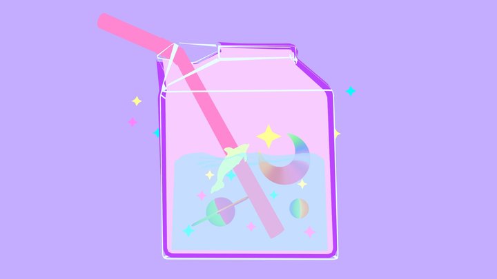 Sparkle Milk 3D Model