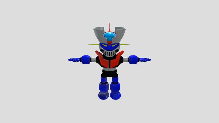 MazingerZ T-pose 3D Model