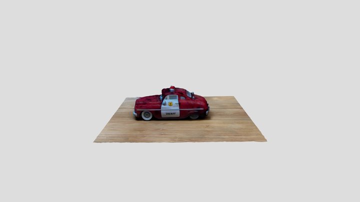Sheriff car toy 3D Model