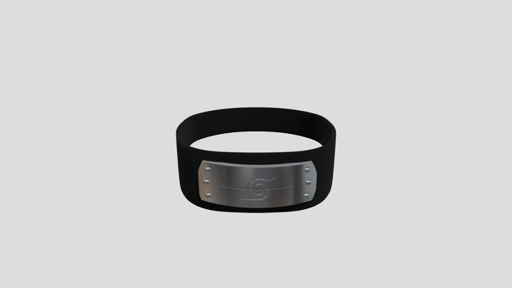 Naruto Head Band 3D Model