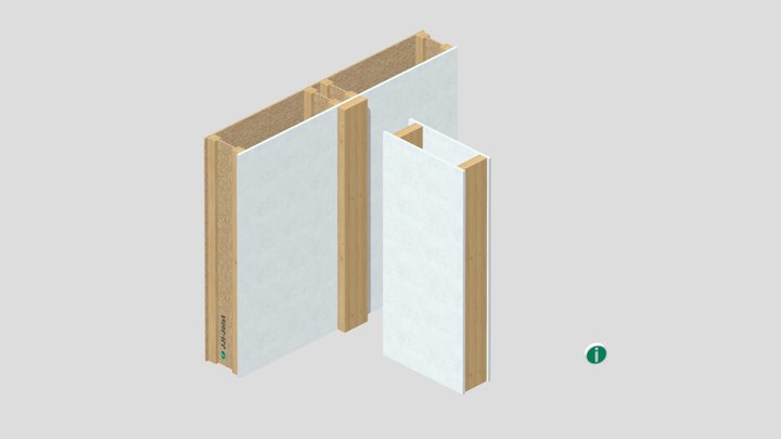 W6 | Internal to external wall junction 3D Model