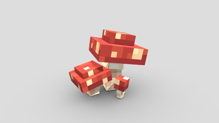 Poison mushroom (v2) 3D Model