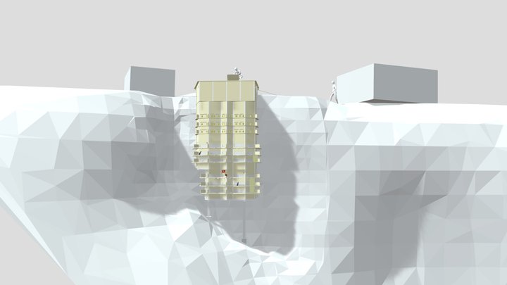 Auklab outside view 3D Model