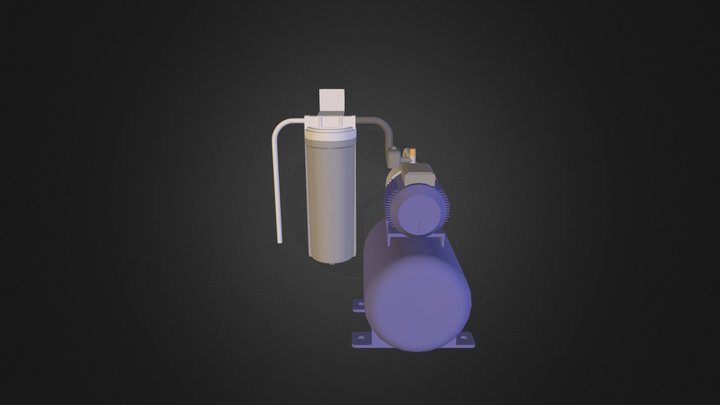 Water Pump Station 3D Model