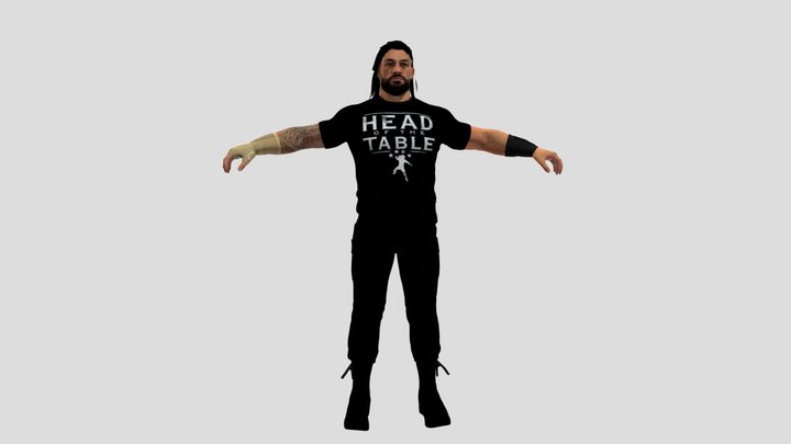 ROMAN REIGNS 3D Model
