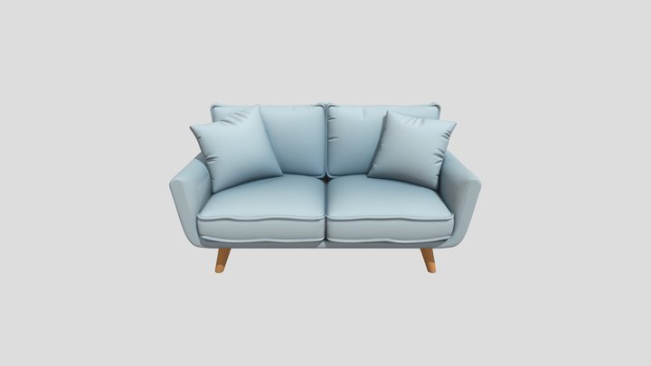 Blue Sofa A