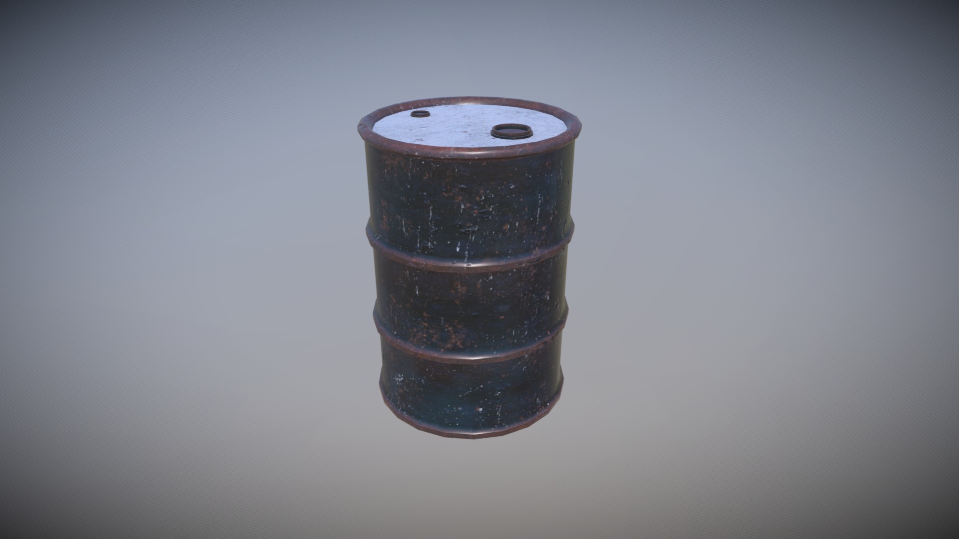 Damaged Oil Drum - 3D model by STRAWBERRY CHEETAH (@strawberrycheetah ...