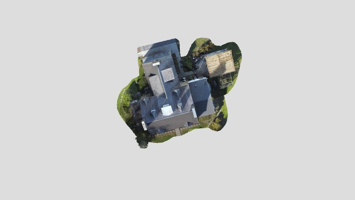 House Cropped 3D Model