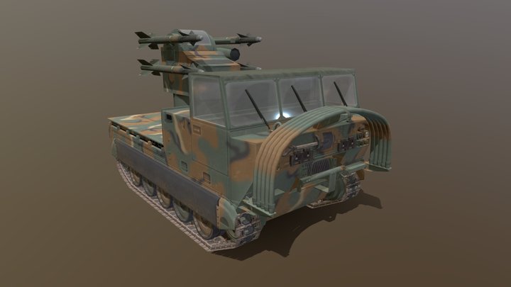 M48 Chaparral – Modello 3D gratuito STL