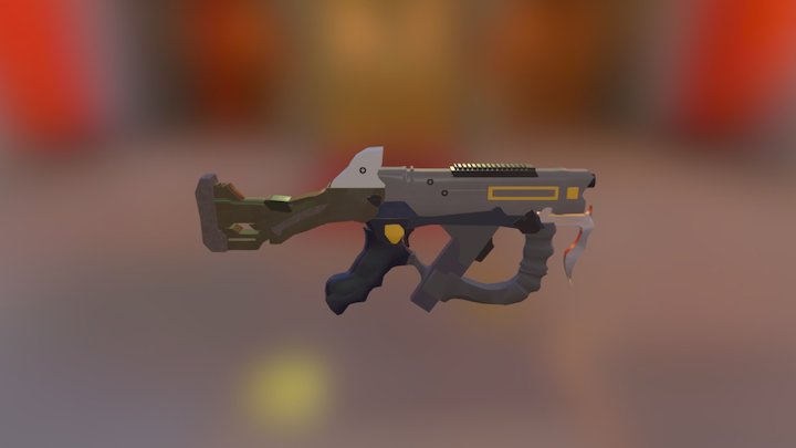 Raygun Texture Test 3D Model