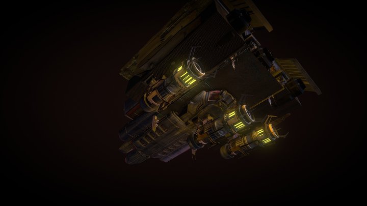Astro Carrier Base 3D Model