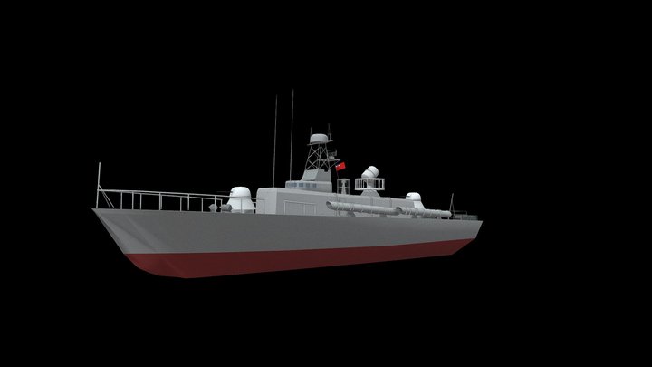 Shershen-Class Torpedo Boat (Yugoslavia) 3D Model