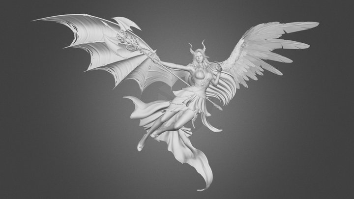 League Of Angels 3D Model