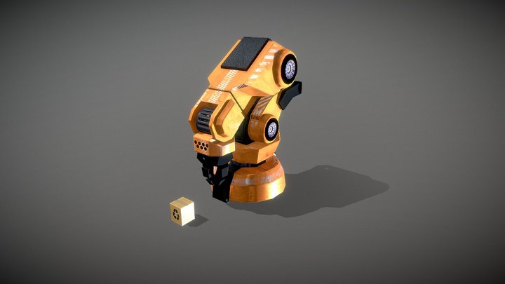 Lowpoly_manipulator_machine_learning 3D Model