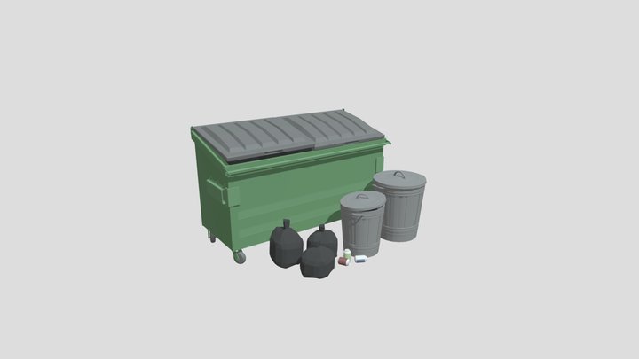 XYZschool HW: Detailing_Tras_cans_3 3D Model