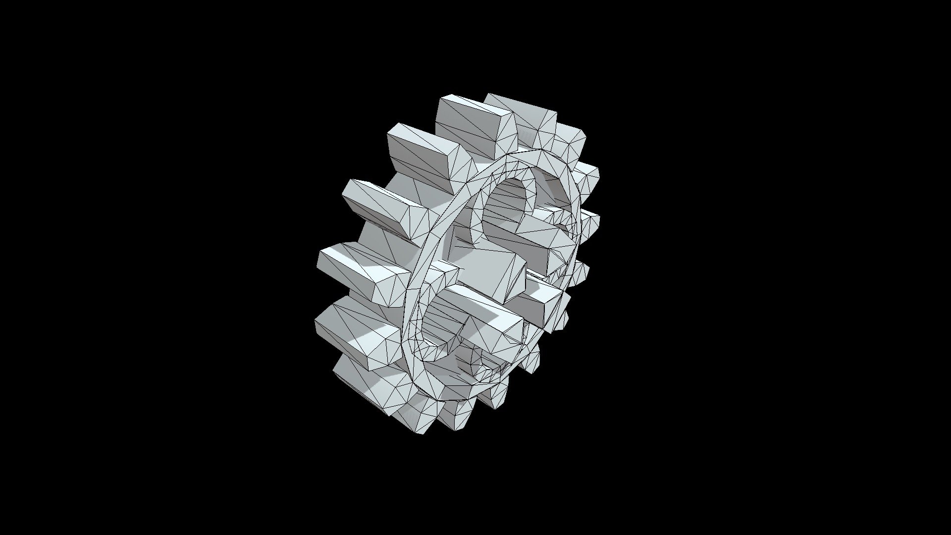 Gear 16 Tooth (First Version - 4 Round Holes)