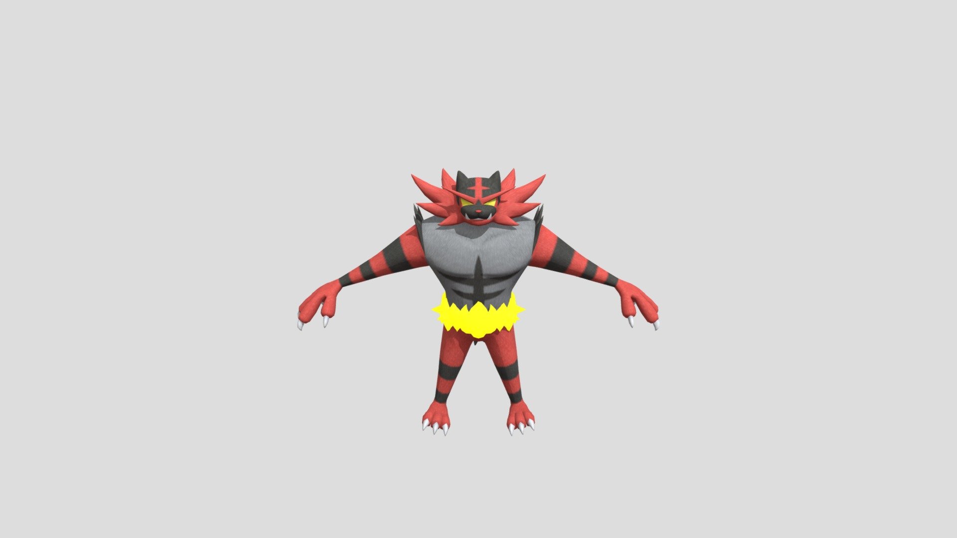 Incineroar-sv - Download Free 3D model by Uplo3d (@Puppay2019) [53b9bff ...