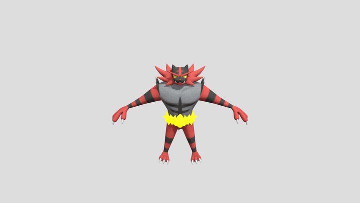 Incineroar-sv 3D Model