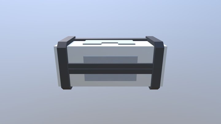 Crate 3D Model