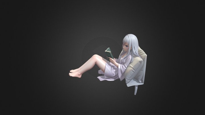 Animegirl – Modello 3D gratuito STL